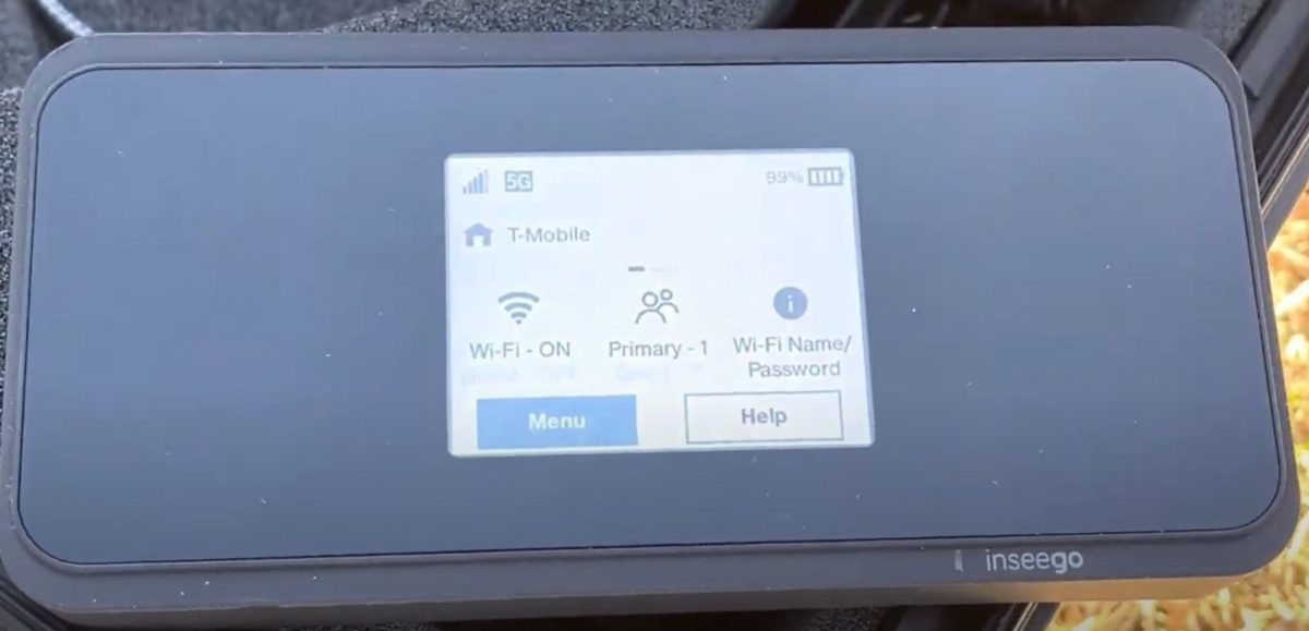 Veo Camera Inseego MiFi M2000 Hotspot 5G